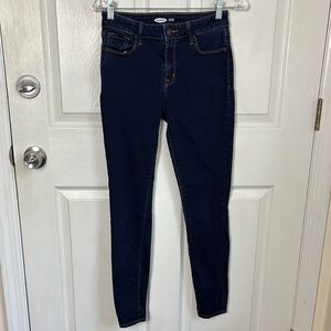 OLD NAVY ROCKSTAR Super Skinny size 4 Dark Blue Women's Jeans